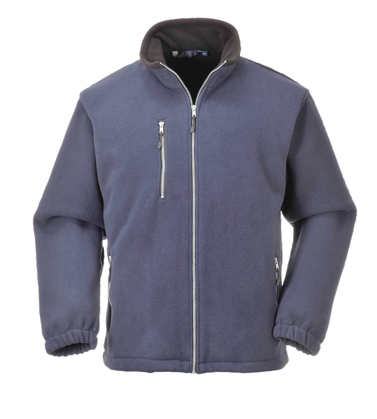 Fleece Jacke grau